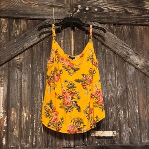 Torrid Yellow Floral Camisole